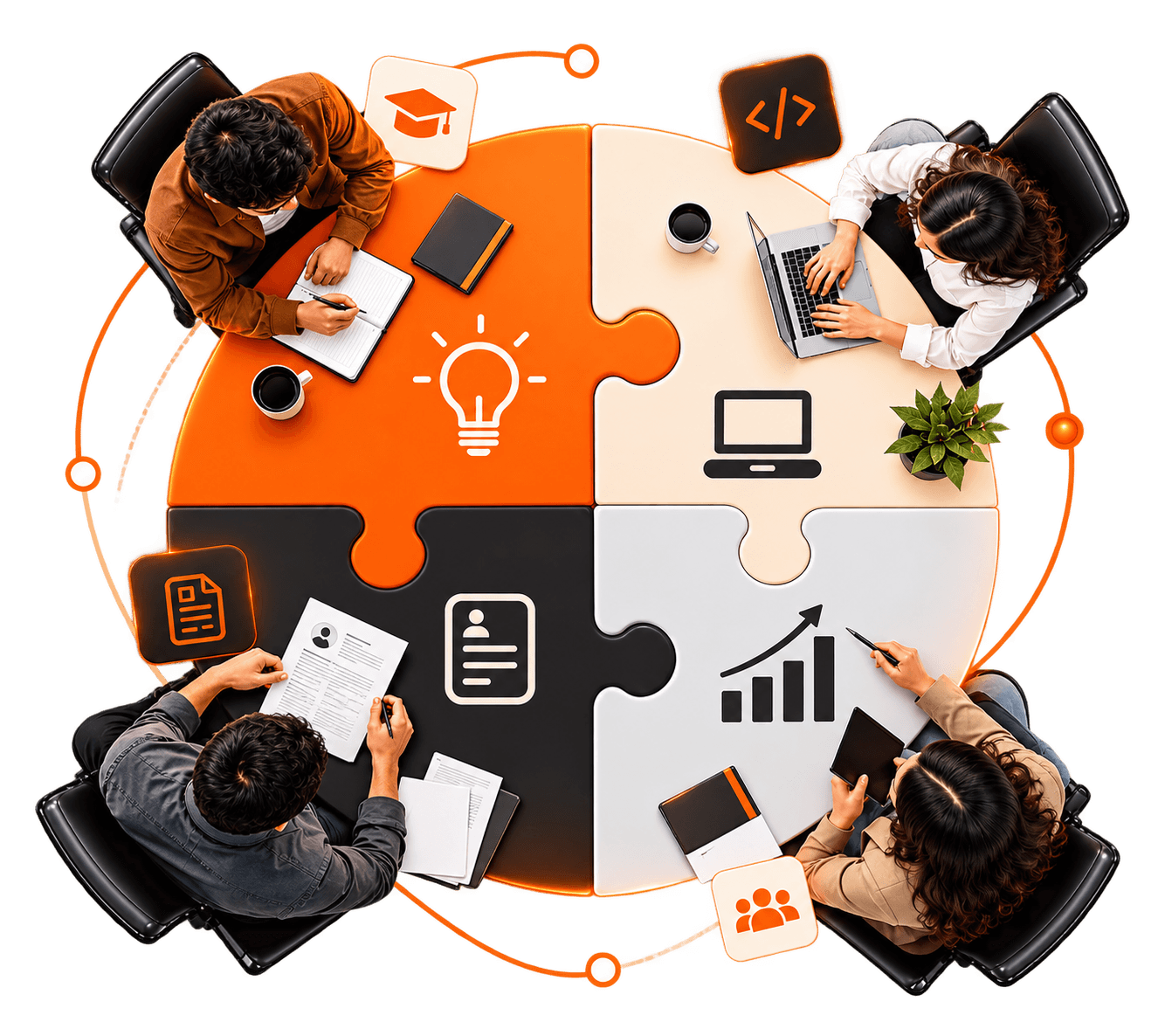 IT Training Agile Collaboration Table - Nexora